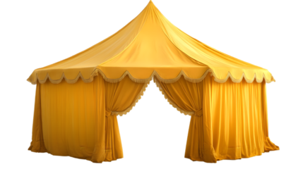 Elegant Gold Canopy Tent  Luxury Event Rental  Party Decor  Circus Theme