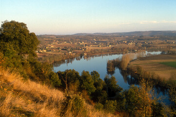 Cingle de Trémolat, fleuve Dordogne, 24, Dordogne, France