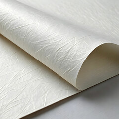 White paper, a smooth, blank sheet often used for writing, printing