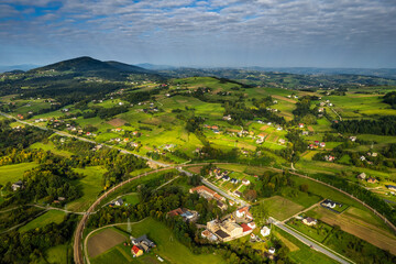 Siołkowa w gminie Grybów na południu Polski. © Jacek