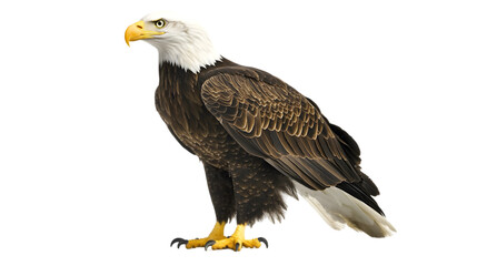 Naklejka premium Majestic Bald Eagle Wild Bird Avian Wildlife Nature Photography