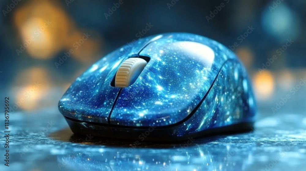 Poster office technology trackball mouse - mouse with a stationary ball for cursor movement reducing wrist 