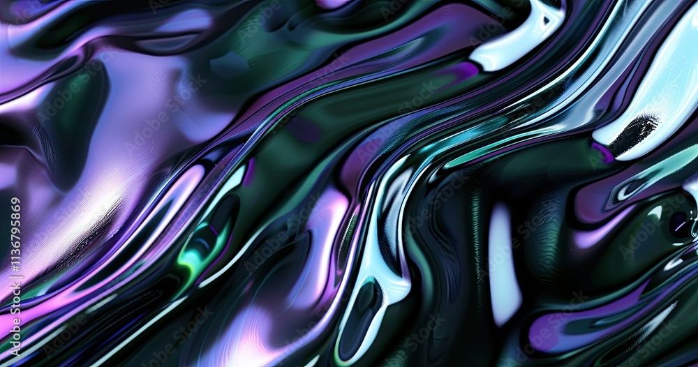 Poster a vibrant abstract design featuring flowing colors and smooth textures.