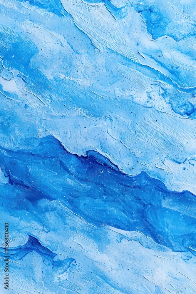 Poster abstract blue waves of color create a serene and tranquil background, perfect for creative projects.