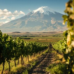 Vineyard, Ararat's gaze, Armenia