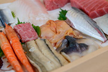 寿司ネタ、魚介類
