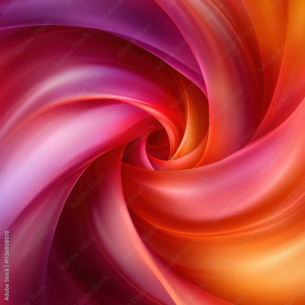 Poster dynamic swirl of colorful waves abstract art visual design vibrant atmosphere artistic perspective m