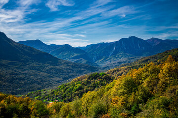 Landscape with Bosnian mountain Prenj
