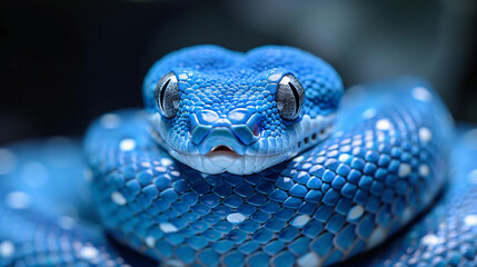 Fototapeta premium Close up of a rattlesnake dangerous