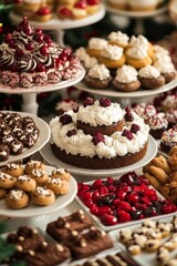 Festive Boxing Day Dessert Table