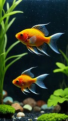 Fototapeta premium fish in aquarium