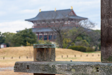 Heijo Palace, the imperial residence and the administrative centre of Japan for most of the Nara...