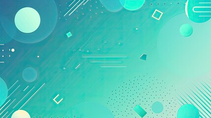 Abstract design featuring geometric shapes and gradients in a soothing color palette.