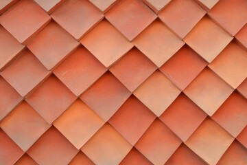 Textured brick pattern showcasing vibrant terracotta hues in a geometric design, ideal for interior and exterior design applications