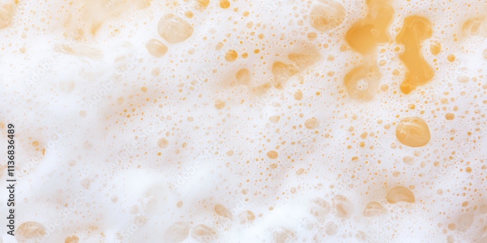 Poster frothy sea foam texture displaying vibrant colors and clean shadows, perfect for backgrounds and des
