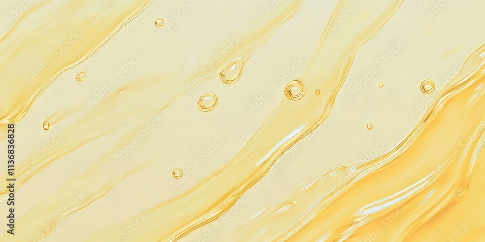 Aufkleber texture of vibrant oil floating on water with bright colors and clean shadows creating stunning cont