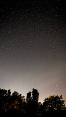 The night sky captured from the shores of Lake Erie - on a beach in a Provincial Park in Ontario.