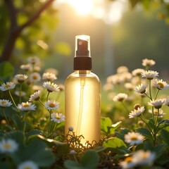 Glowing Radiance in a Mysterious Garden