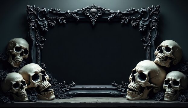 gothic gift certificate with bold and intricate designs