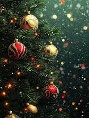 Christmas tree background