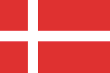 Obraz premium Denmark flag
