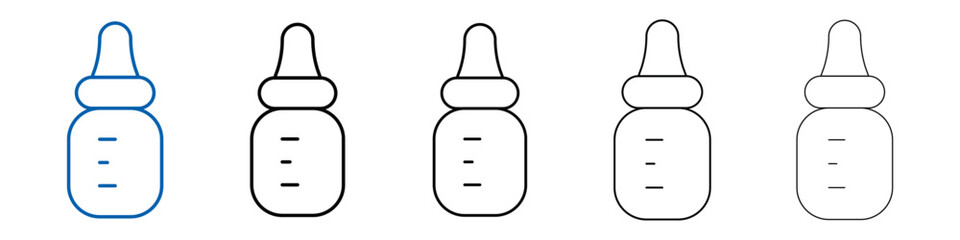 baby sippy icon Outline vector logo for web ui