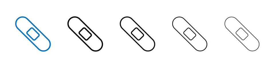 Band aid icon Outline vector logo for web ui