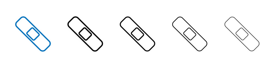 Bandage Icon Outline vector logo for web ui