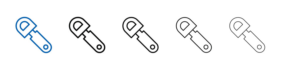 bottle opener icon Outline vector logo for web ui