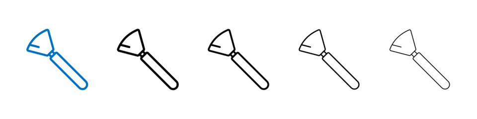 Brush icon Outline vector logo for web ui