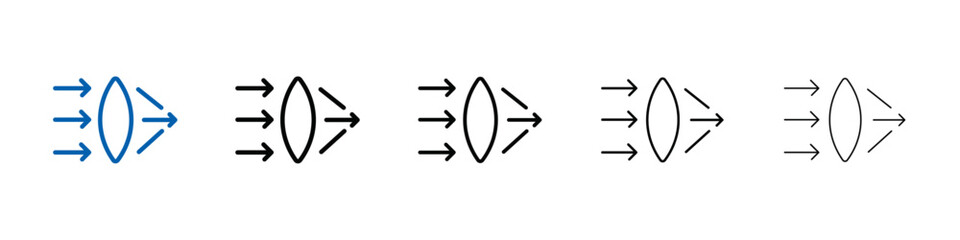 convex icon Outline vector logo for web ui