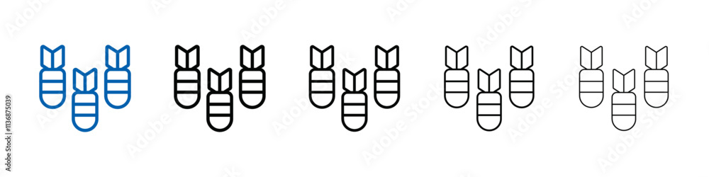 Poster Ddos icon Outline vector logo for web ui