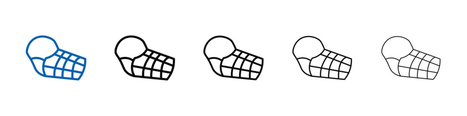 Dog muzzle icon Outline vector logo for web ui