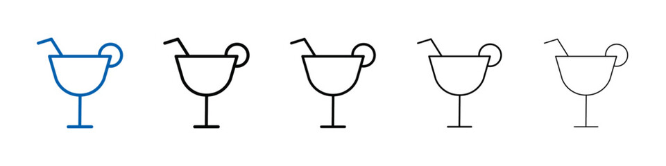 drink icon Outline vector logo for web ui