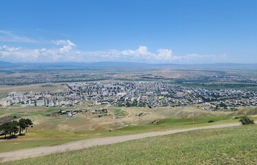 Panoramic view of Rustavi, Georgia