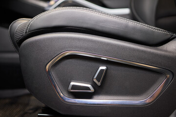 Explore the intricate functions of premium luxury car seat control buttons in detail