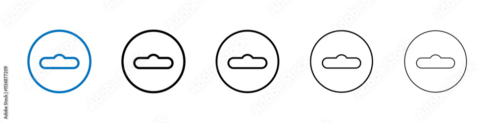 Poster euro hook icon outline vector logo for web ui