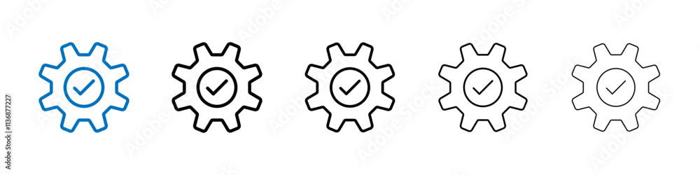Poster Execution icon Outline vector logo for web ui