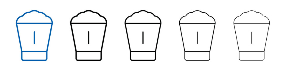 Frappe icon Outline vector logo for web ui