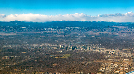 Aerial view of Denver, Colorado
