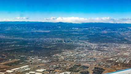 Aerial view of Denver, Colorado
