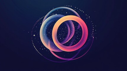 Circular shape with star