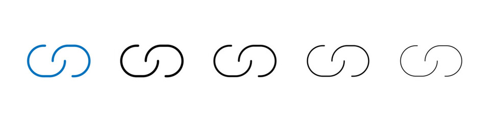 Link icon Outline vector logo for web ui