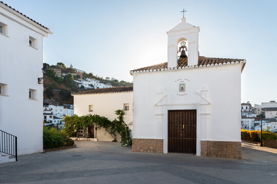 Ermita de Nuestra Senora del Carmen (Our Lady of Mount Carmen Hermitage) in  Setenil de las Bodegas, Andalusia, Spain
