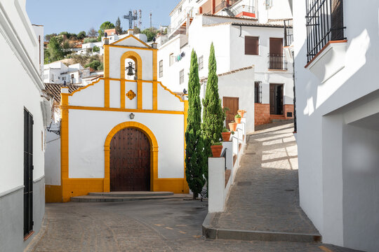 Hermitage of San Benito in Setenil de las Bodegas, Cadiz, Andalusia, Spain.