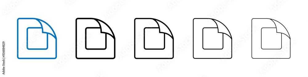 Poster nicotine patch icon outline vector logo for web ui