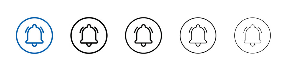 Notification icon Outline vector logo for web ui