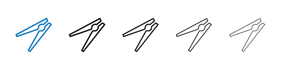 Peg icon Outline vector logo for web ui