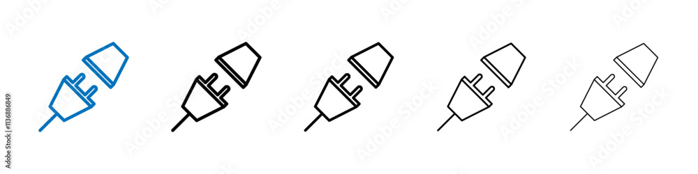 Poster Plugin icon Outline vector logo for web ui
