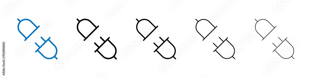 Poster Plugin icon Outline vector logo for web ui